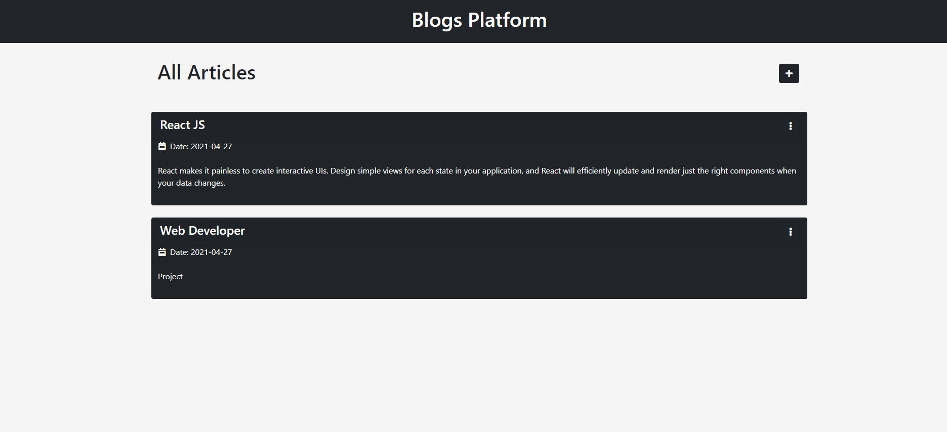 Markdown-Blog_Platform