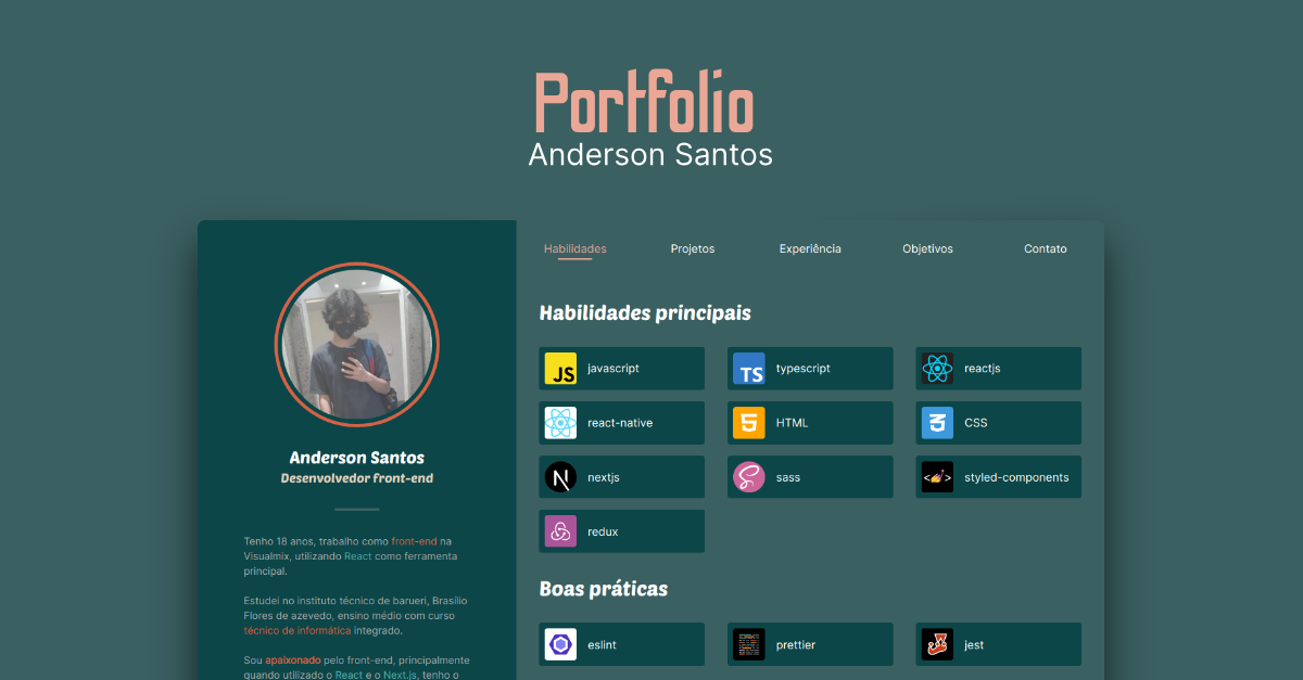 GitHub - AndersonSantos0/portfolio: Meu portifolio