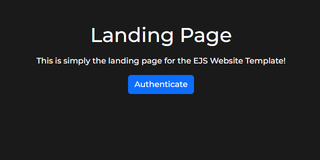 EJS-WebTemplate