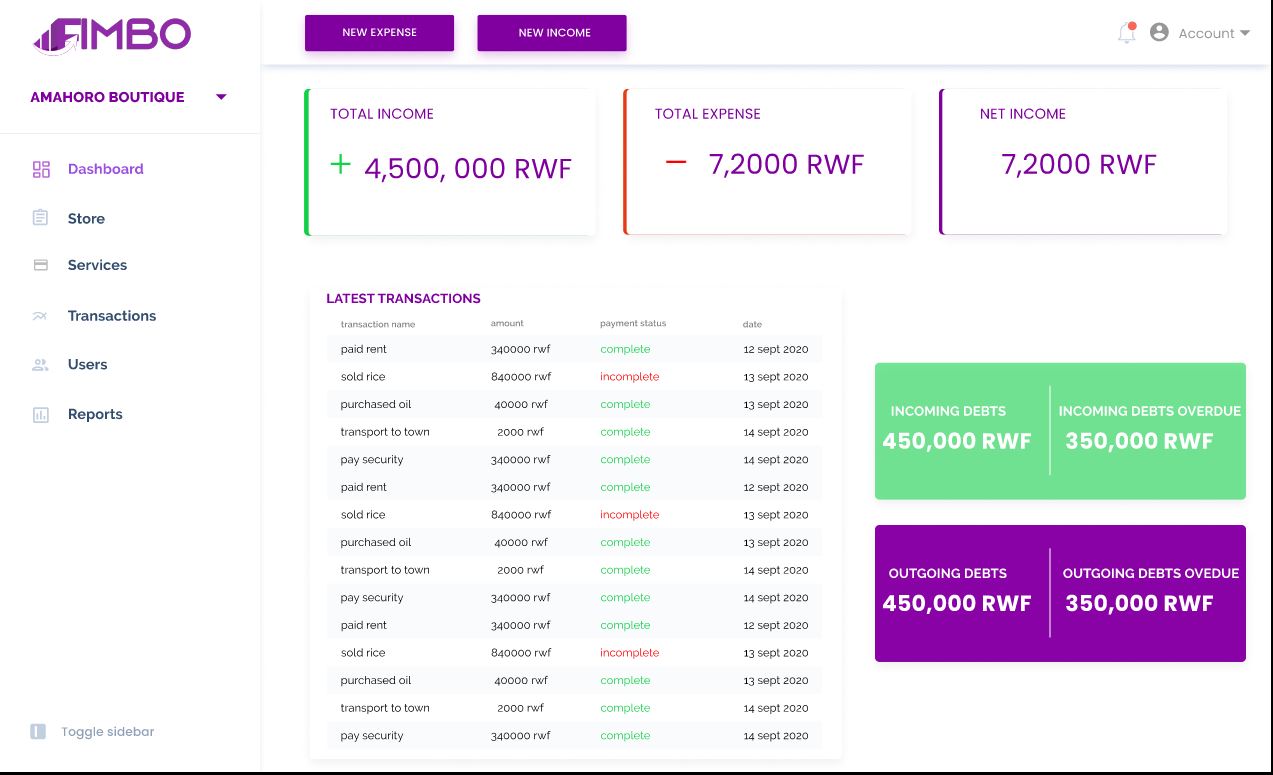GitHub - EDMONDGIHOZO/fimbo: financial management application for the ...