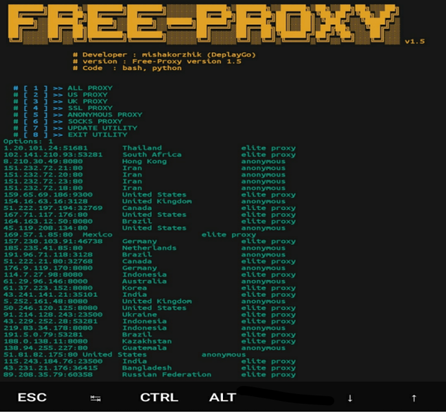 Automated IPv4 SOCKS5 Proxy Generator and Management Script 