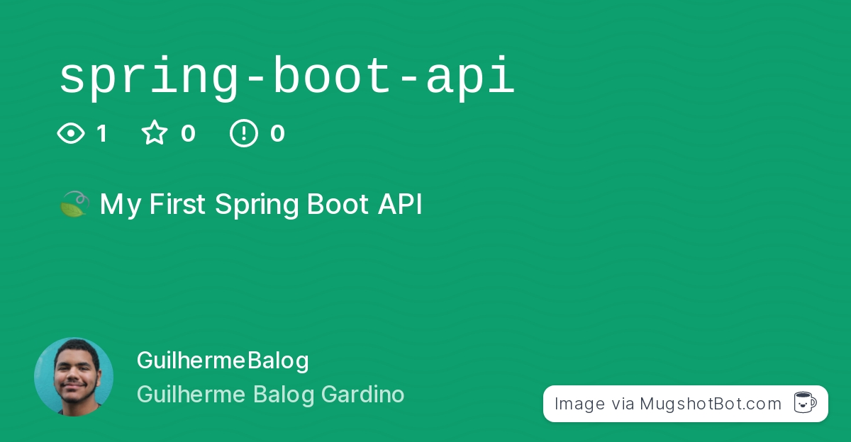 Spring boot for beginners on sale github