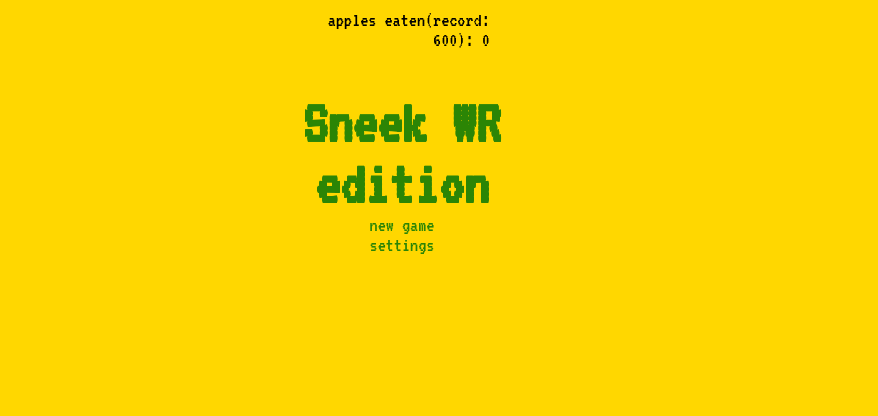 Sneek-WR-edition