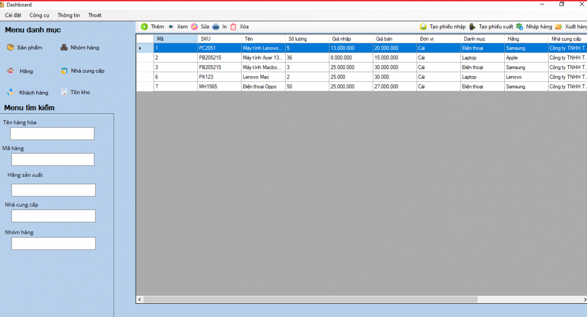 GitHub - huyduc1602/warehouse_winform: Project án Kỳ 3 winform