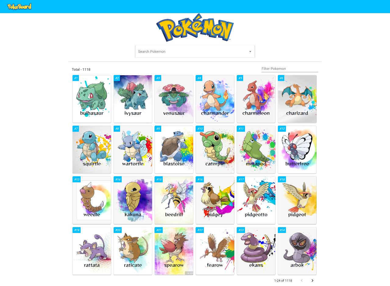 GitHub - uloganathanp/poke-board: Pokemon Explorer