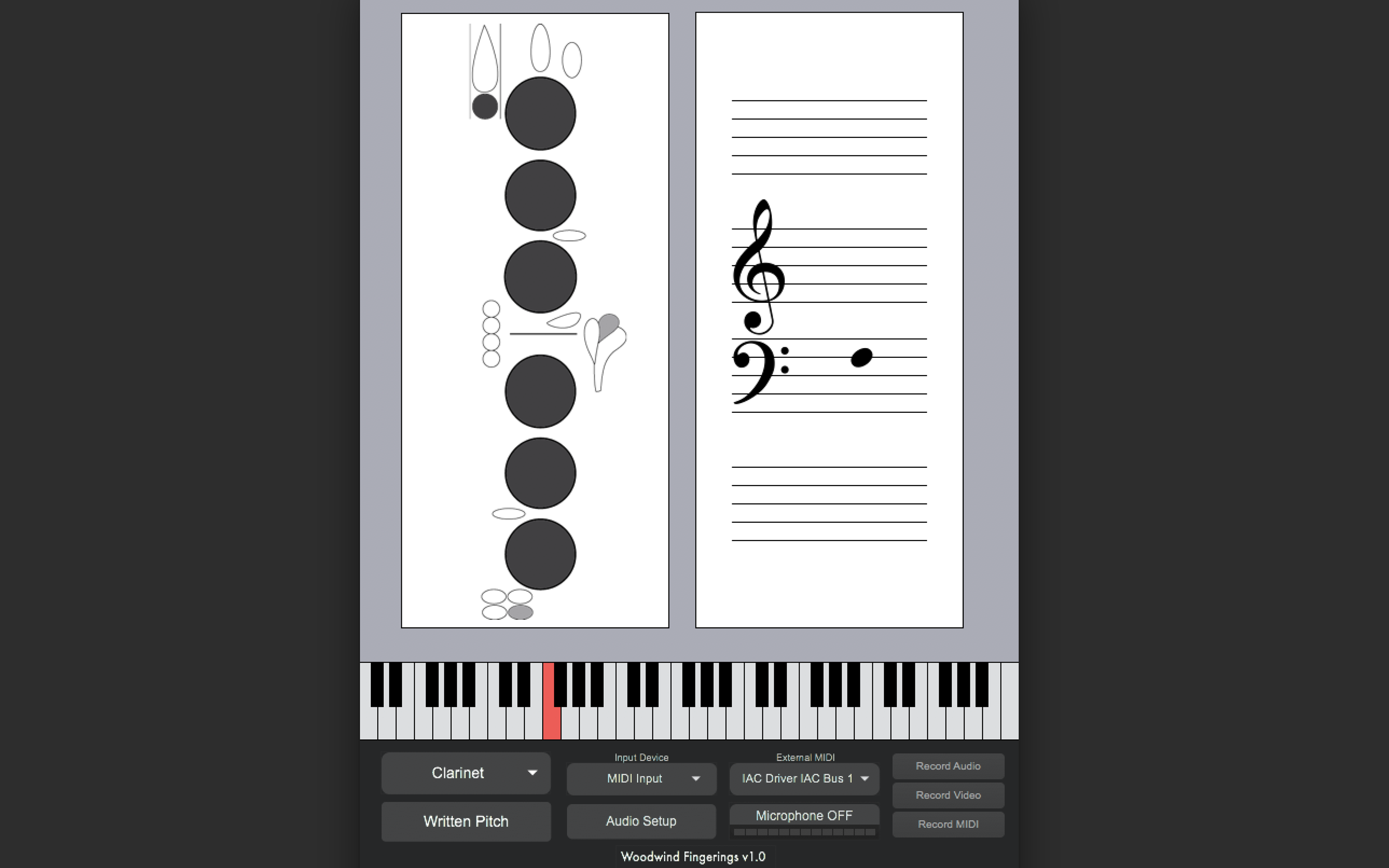 Woodwind-Fingerings