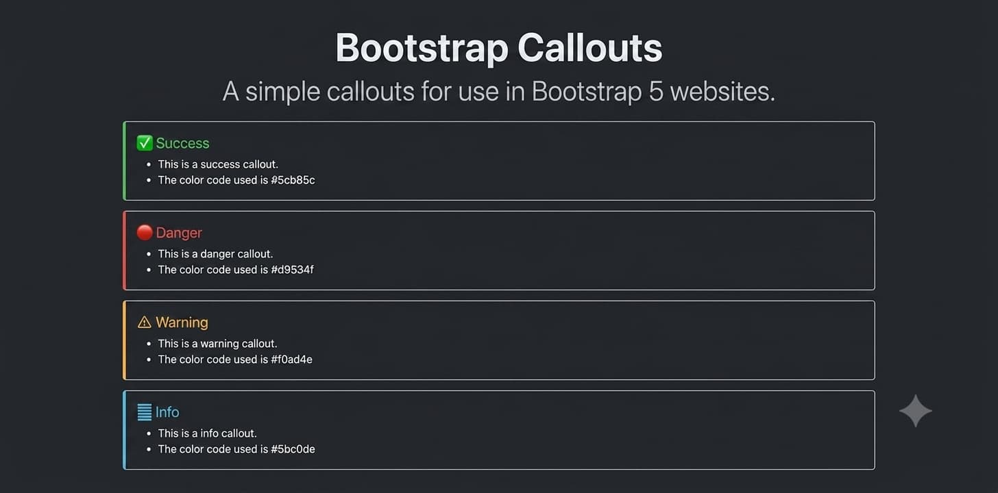bootstrap-callouts