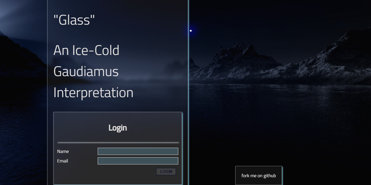 GitHub - gaudiamus-css/glass: template / demo of a gaudiamus design