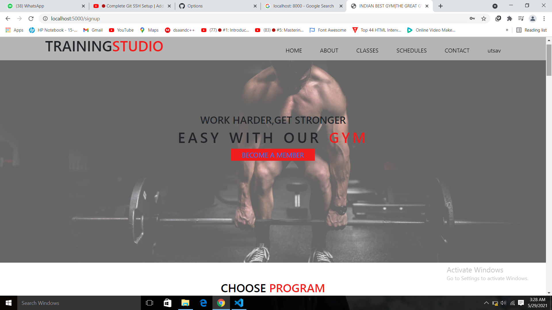 Github Jhautsav Gym App