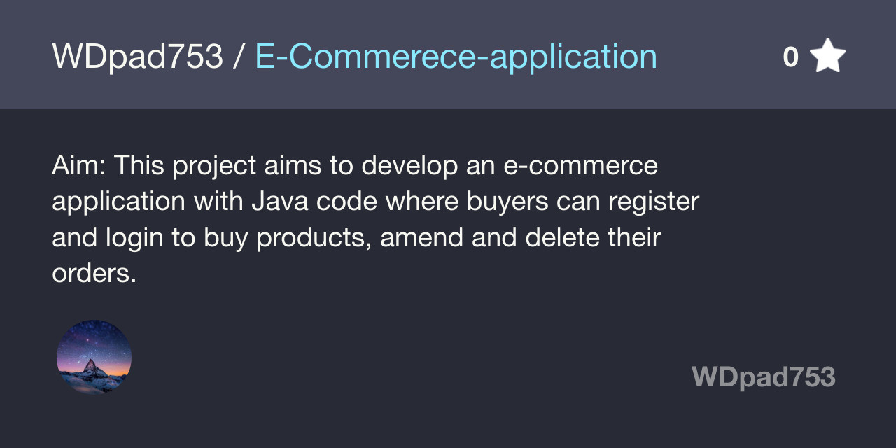 e-commerce-project · GitHub Topics · GitHub