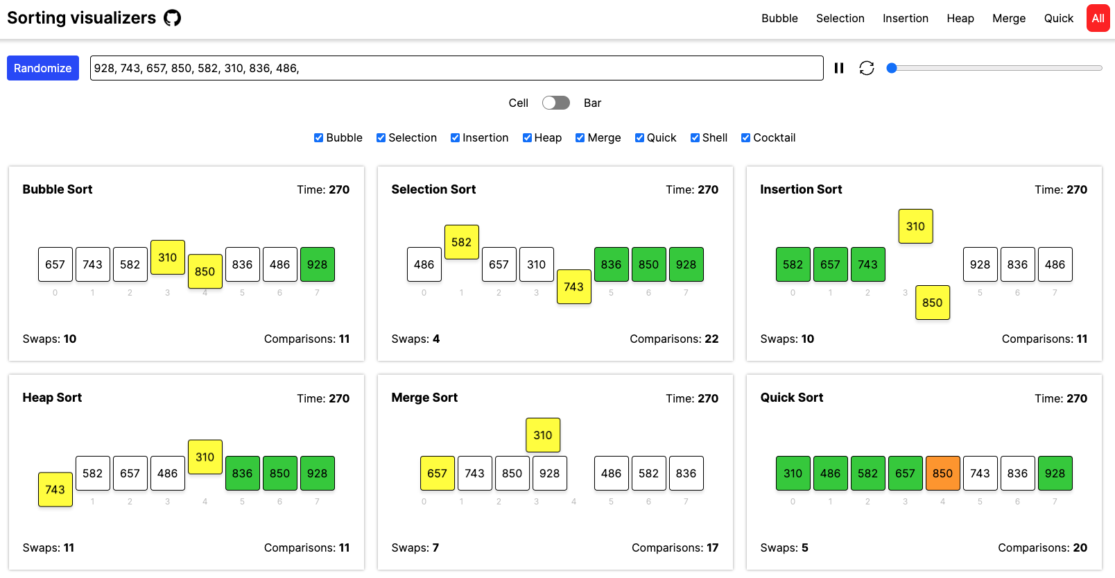 Bubble Sort - Typescript - DEV Community