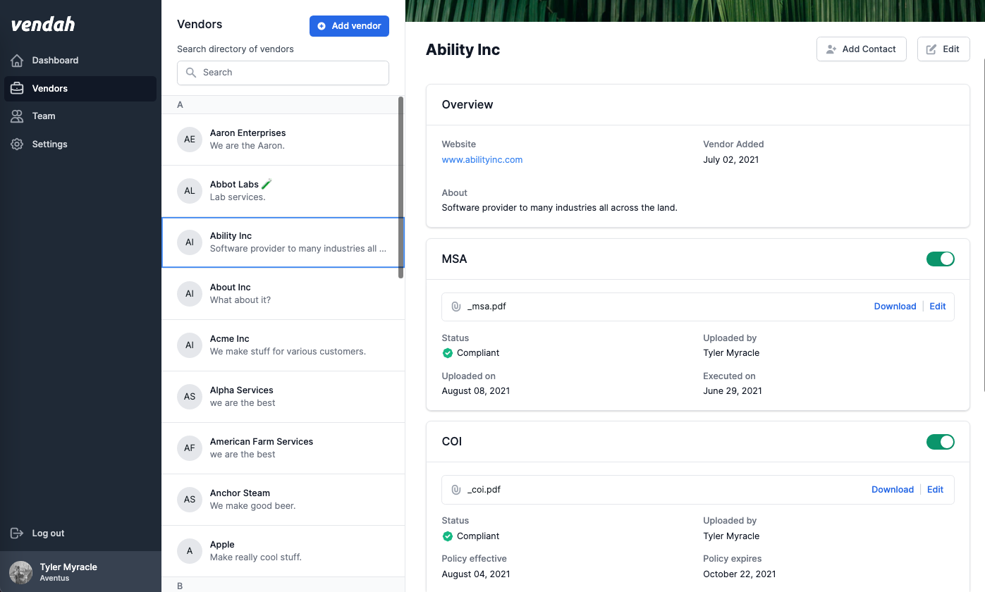 GitHub - tmyracle/vendor-management: Vendor management software