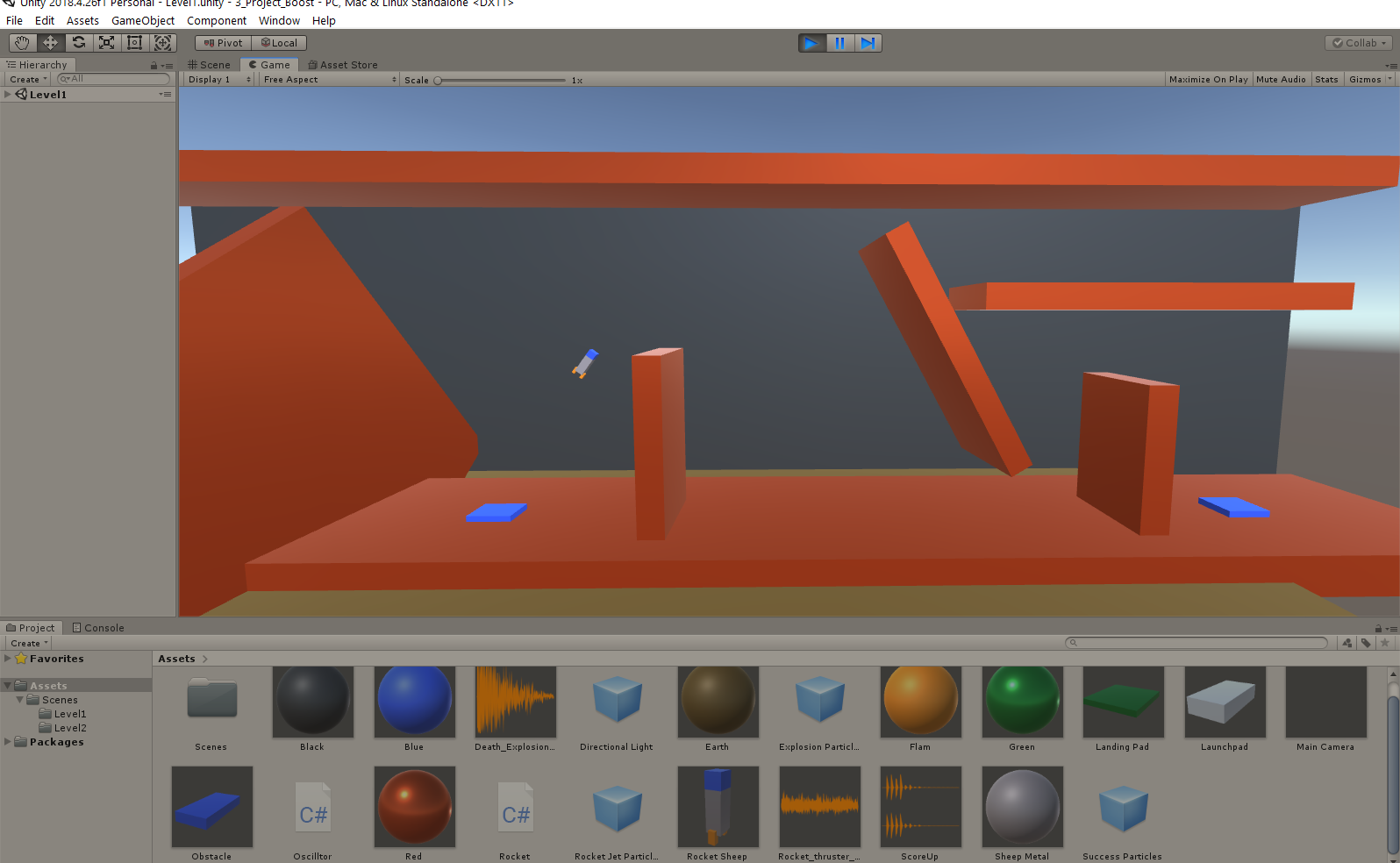 GitHub - AbdurRahman100/Simple-Unity3d-Game: Rocket booster