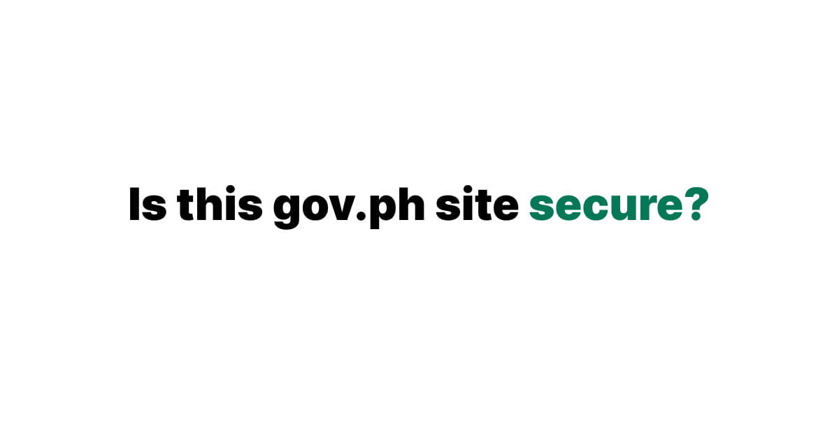 isthisgovphsitesecure.com