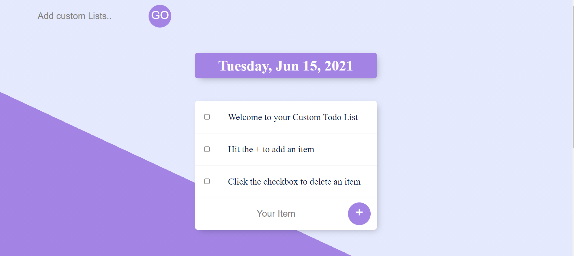GitHub - ribhu0908/Customized-ToDoList: This is a Full Stack Customized ...
