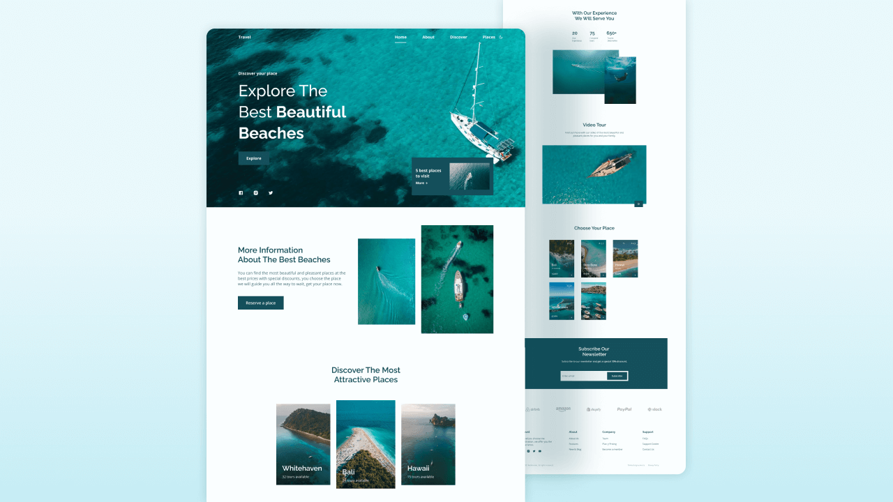 bedimcode/responsive-travel-website