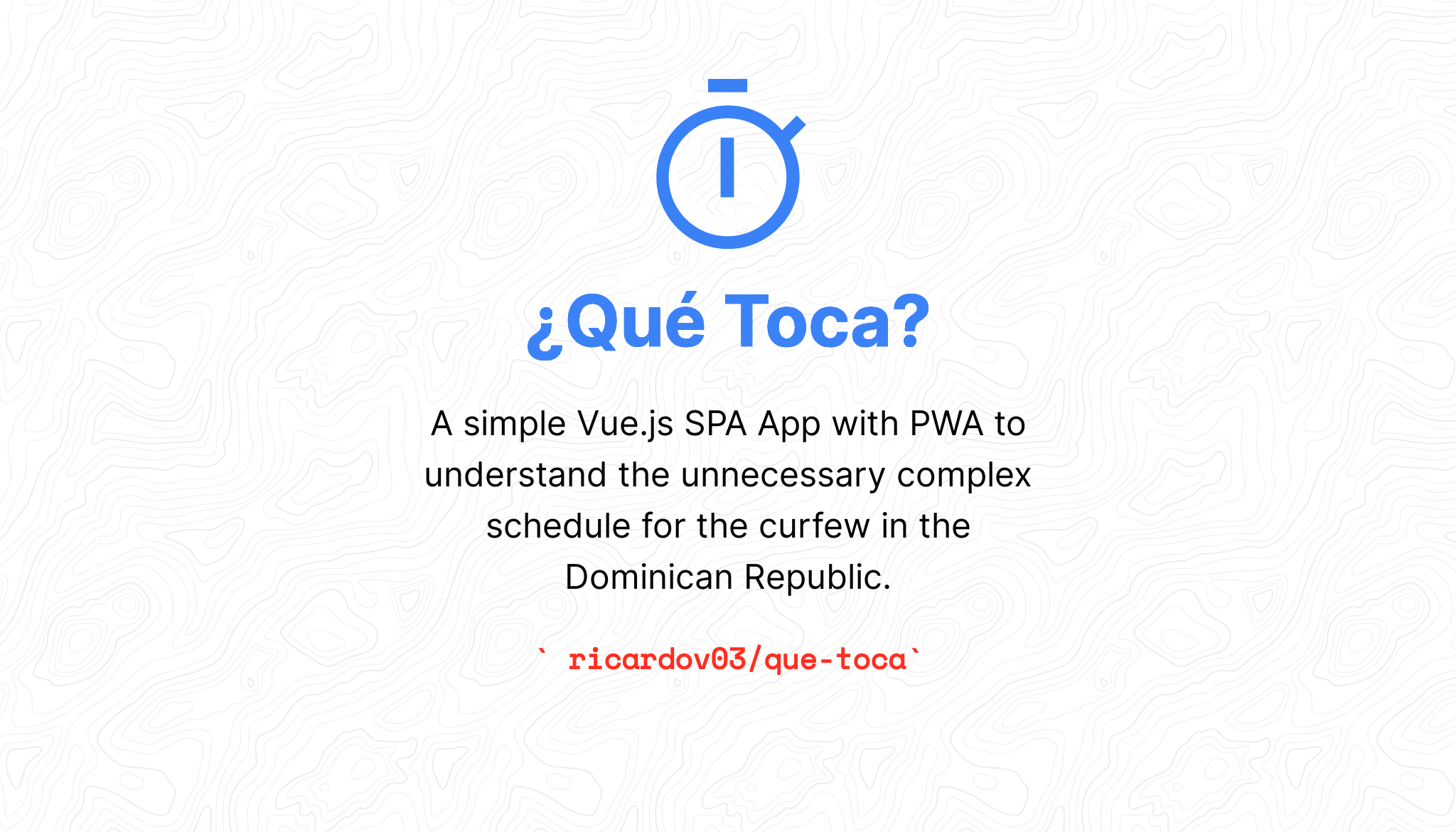 ¿Qué Toca? - The easiest way to understand the curfew in the Dominican Republic on COVID's time.