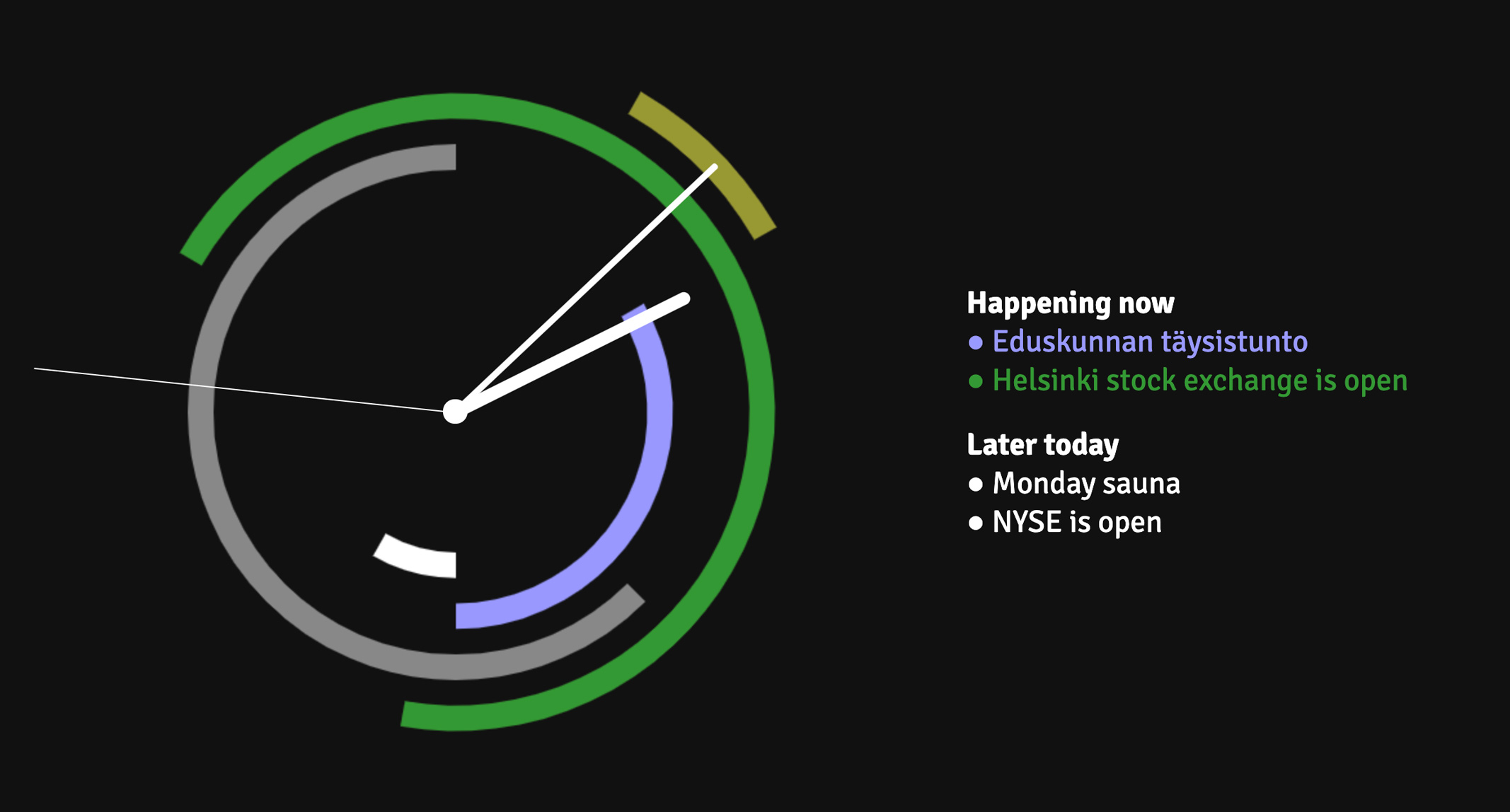 GitHub - olaviinha/EventClockerMcClockyFace500TurboDeluxe: Analogue ...