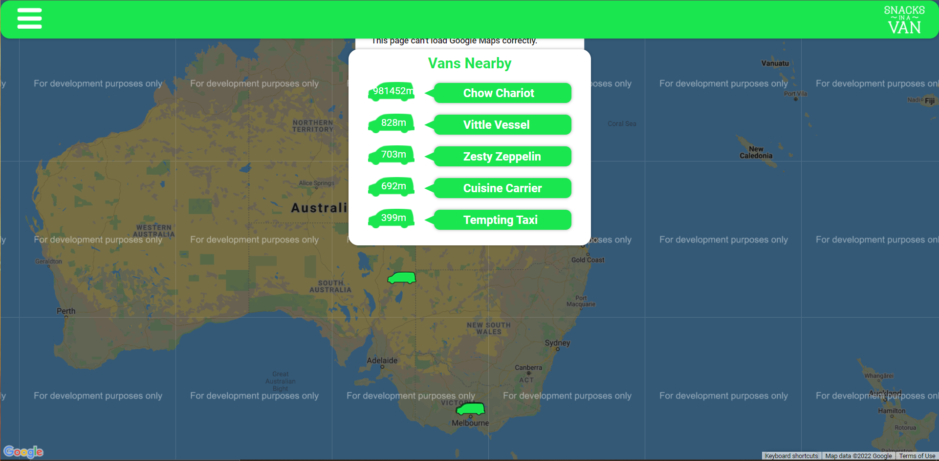 GitHub zakarya23/snacksinavan An online food selling website which has 2 main users
