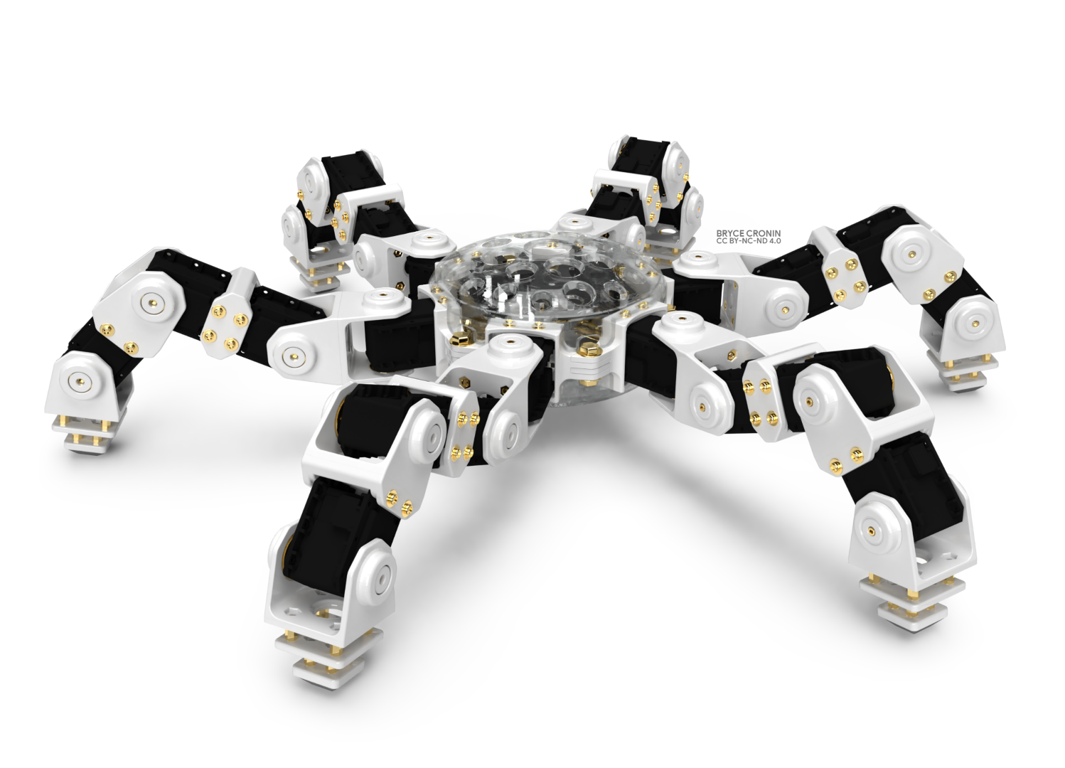 A very nimble DIY hexapod robot