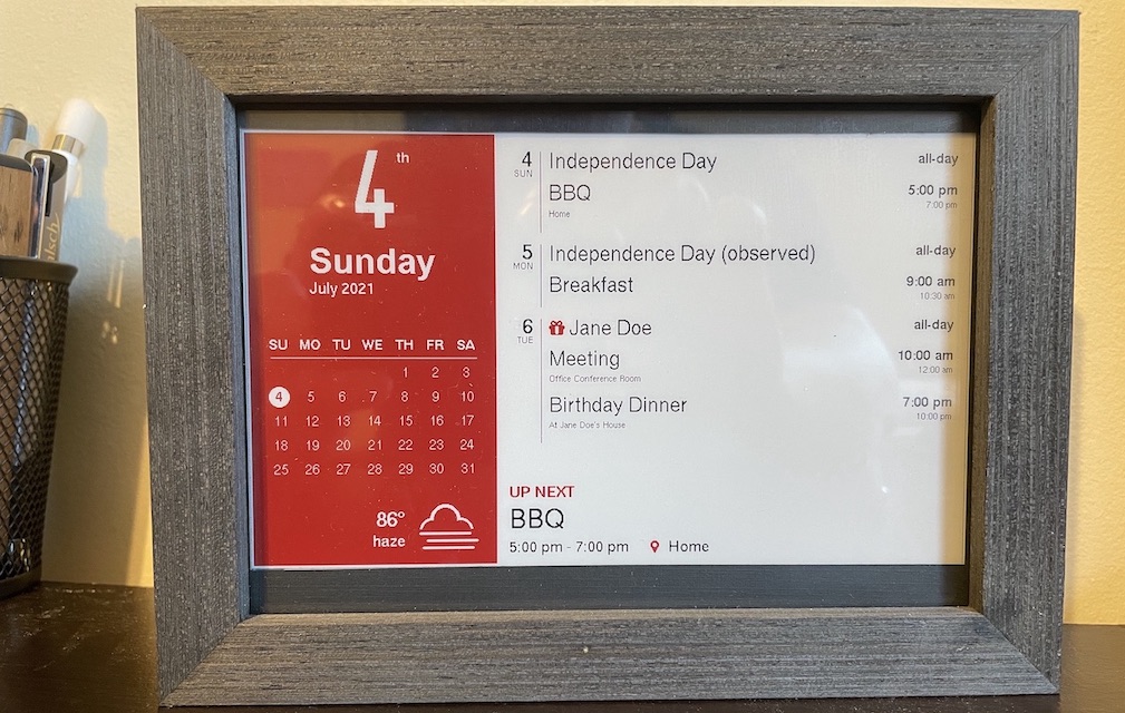 esp32-calendardisplay