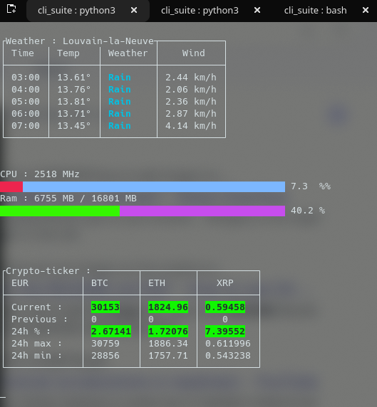 GitHub - LobsterBM/cli_suite: personal command line interface suite for ...