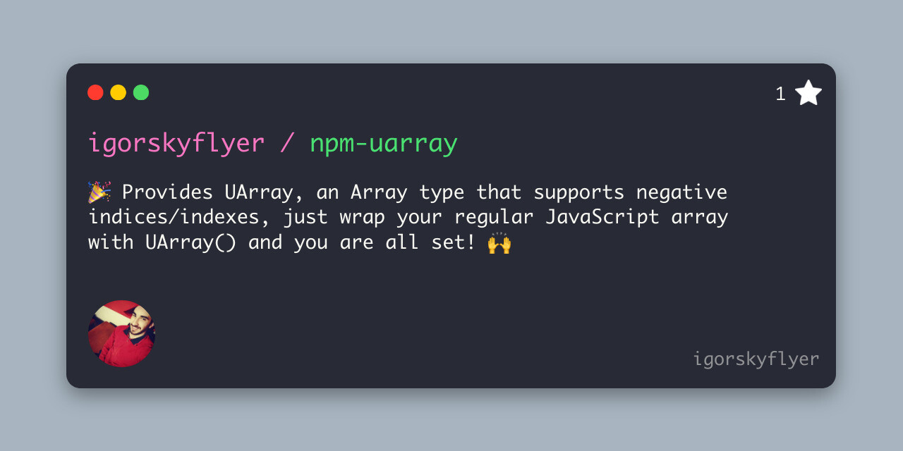 npm-uarray