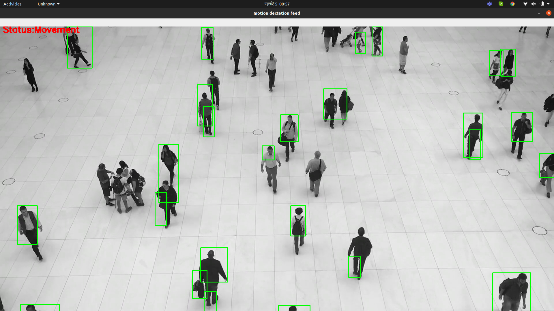 Github Arman Motion Detection Opencv Python