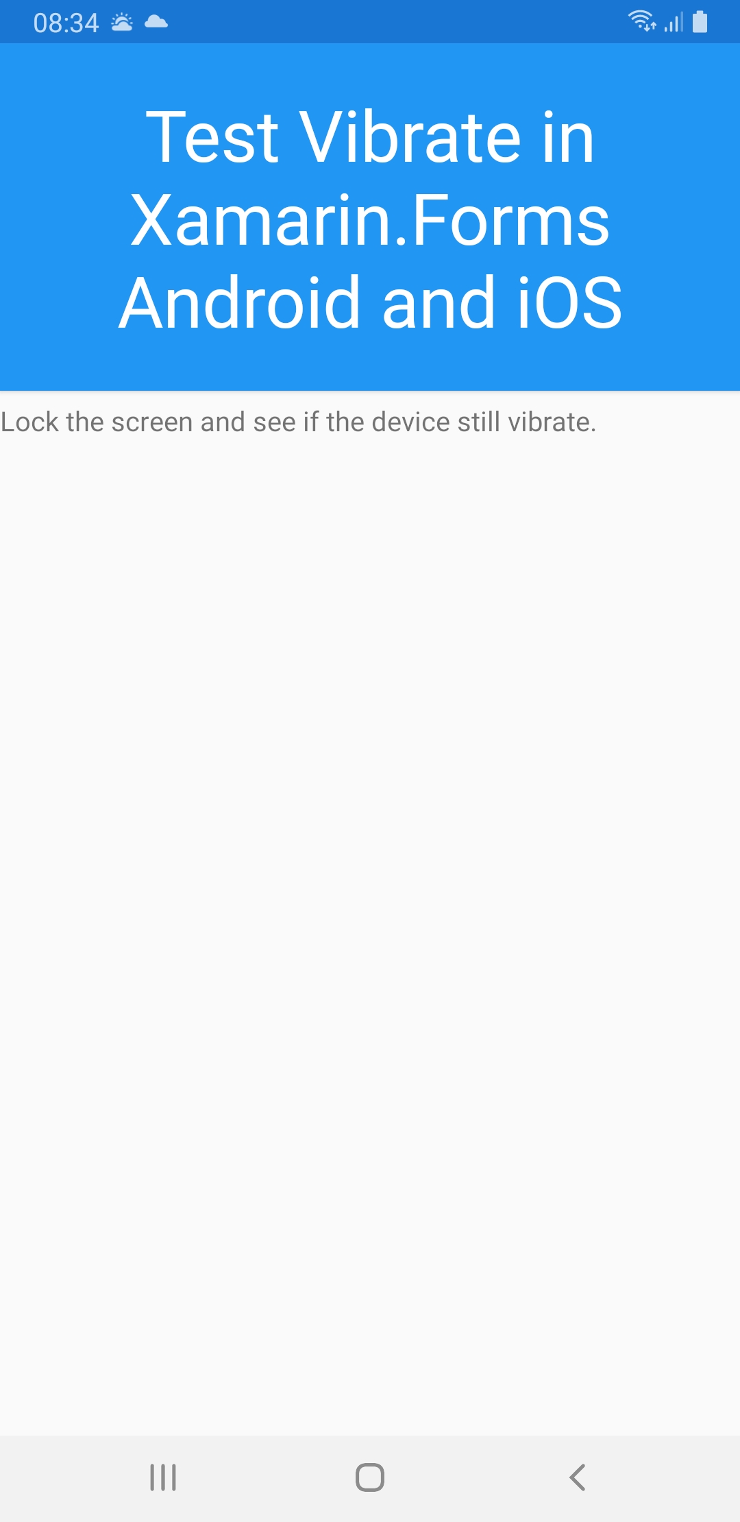 GitHub - Auto72/App1: Test Vibrate on Xamarin.Forms for Android and iOS ...