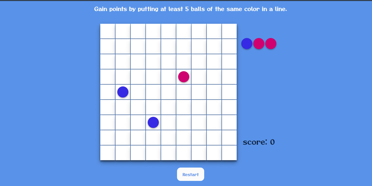 GitHub - mikolajdobisz/kulki: A simple yet fun browser game.