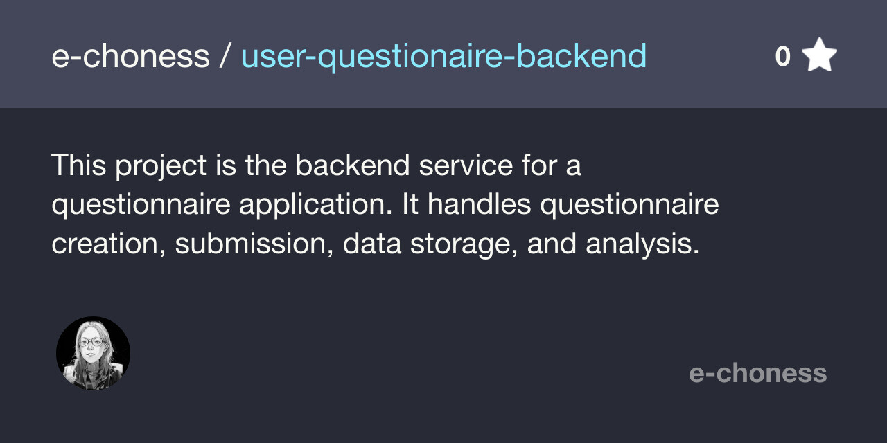 user-questionaire-backend