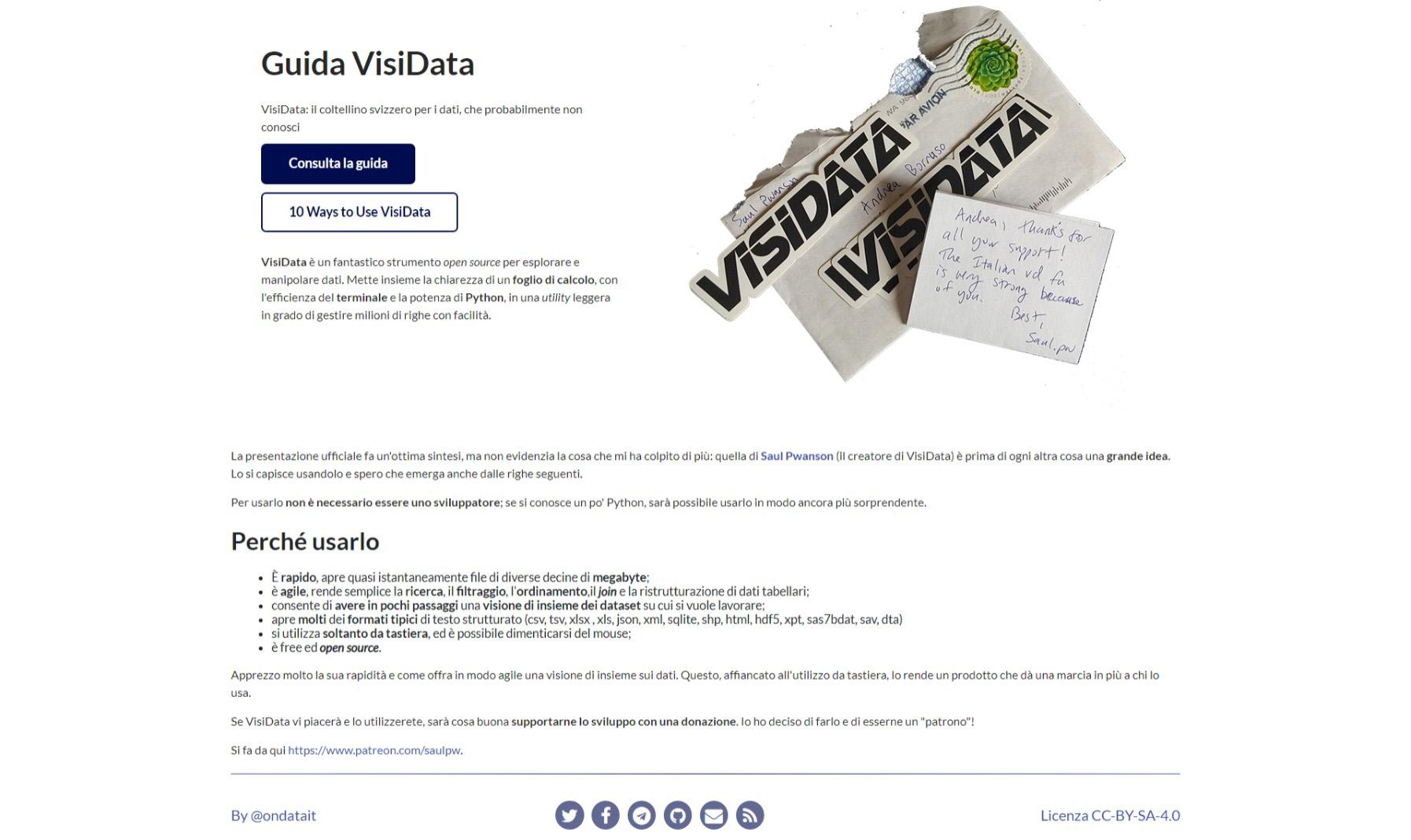 guidaVisiData