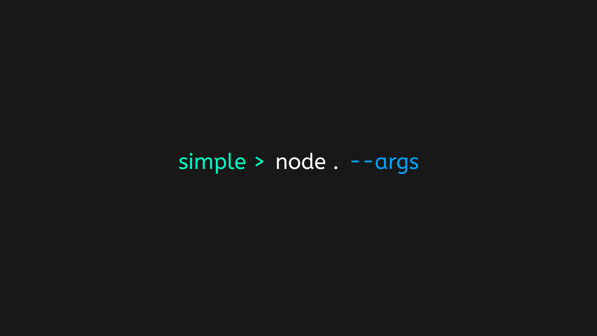 simple-node-args