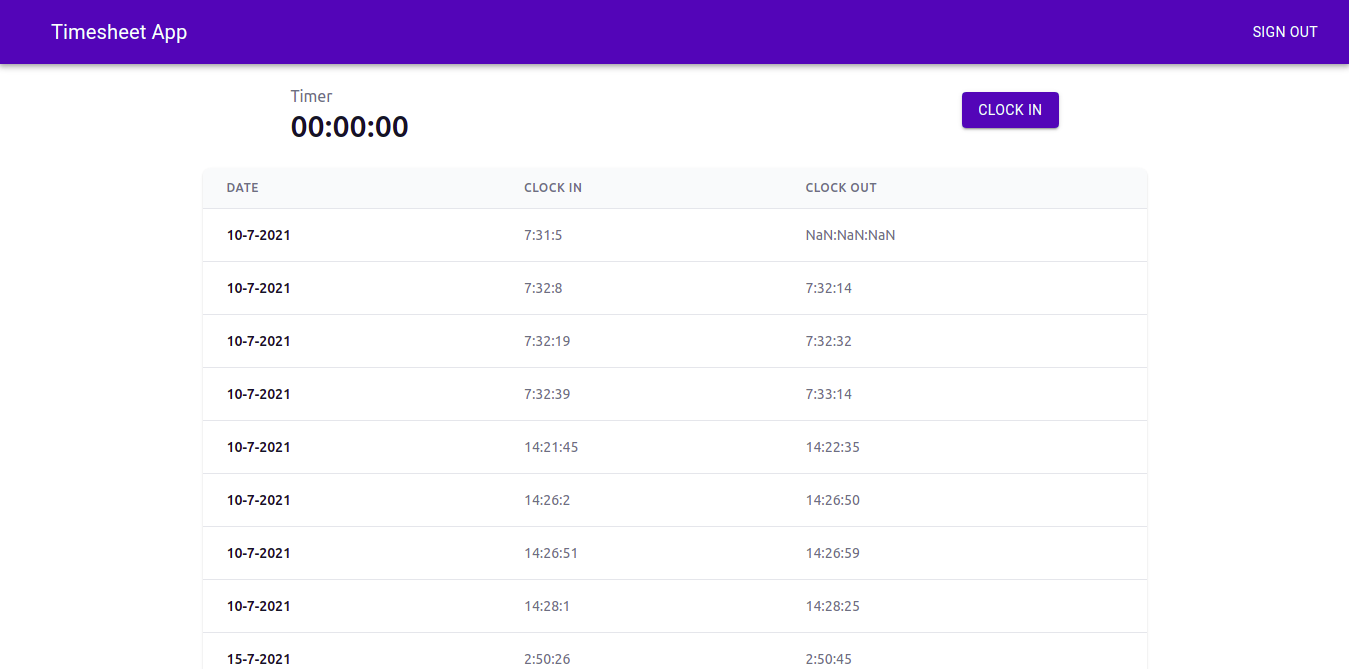 GitHub IbtashamAlee/simpletimesheetapp
