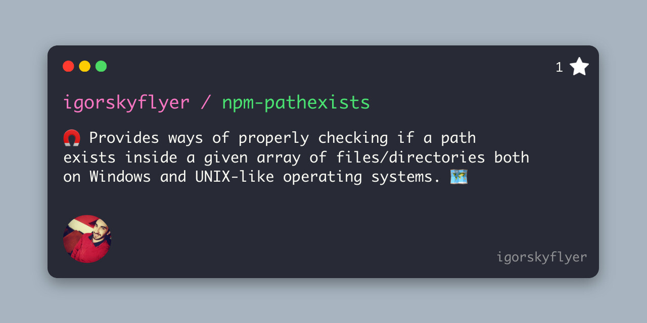 npm-pathexists