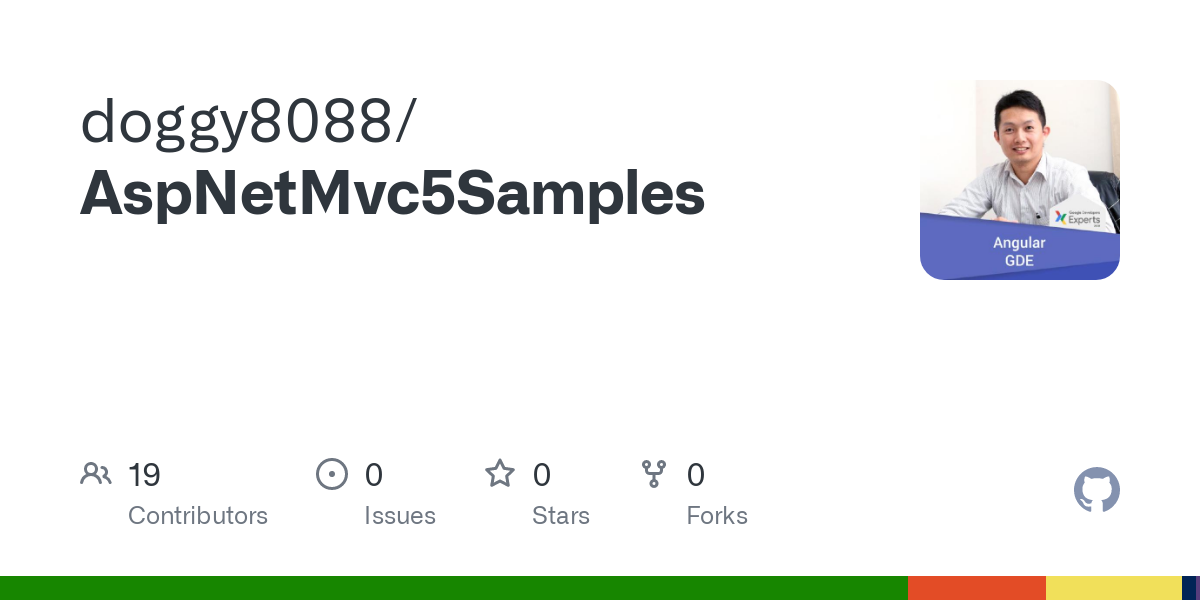 GitHub - doggy8088/AspNetMvc5Samples