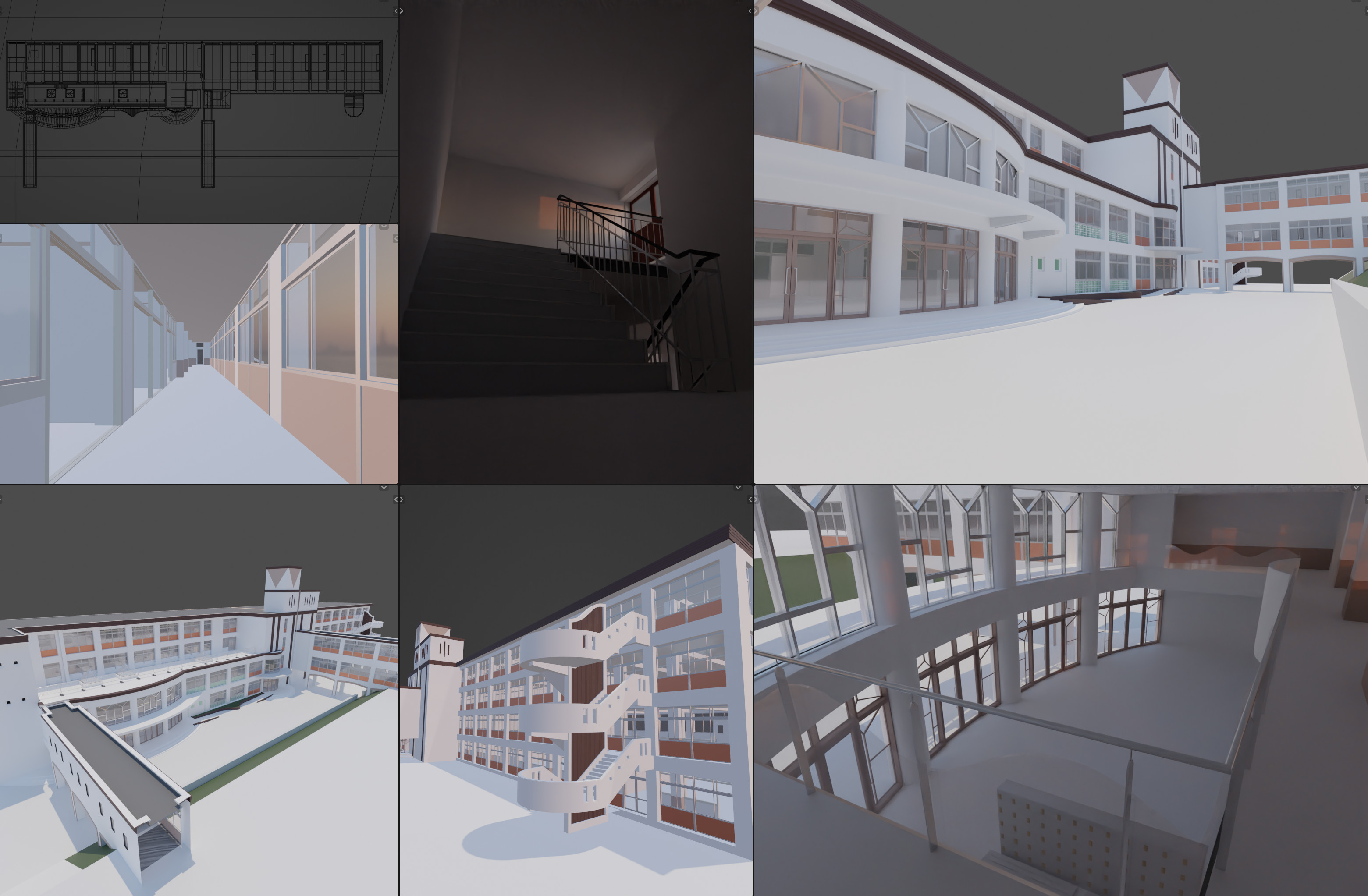 Github Squirrelmodeller Haruhi Suzumiya 3d School 3d Recreation Of