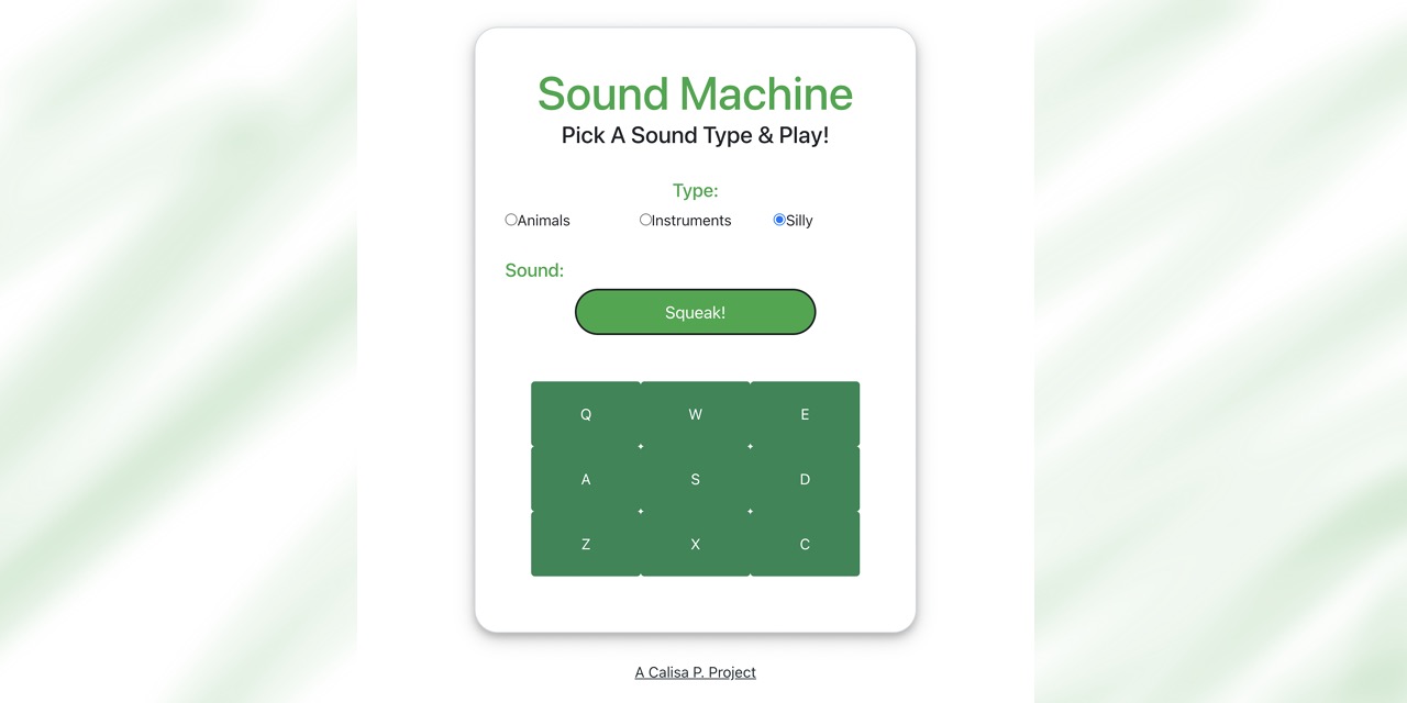 Github Calisap Sound Machine 2 Updated Sound Machine React App Based