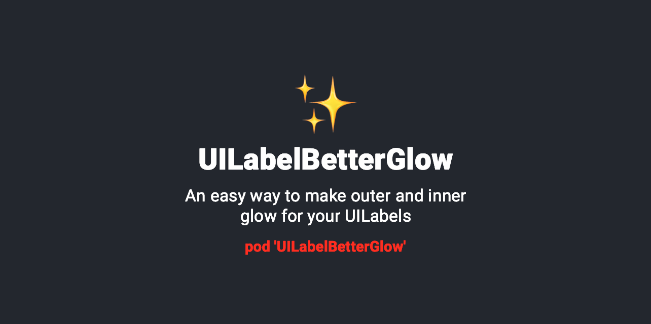 UILabelBetterGlow