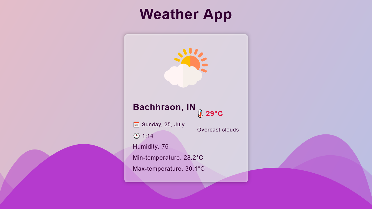 GitHub - ohyeahshh/Weather-App: Do you mind checking the weather ...