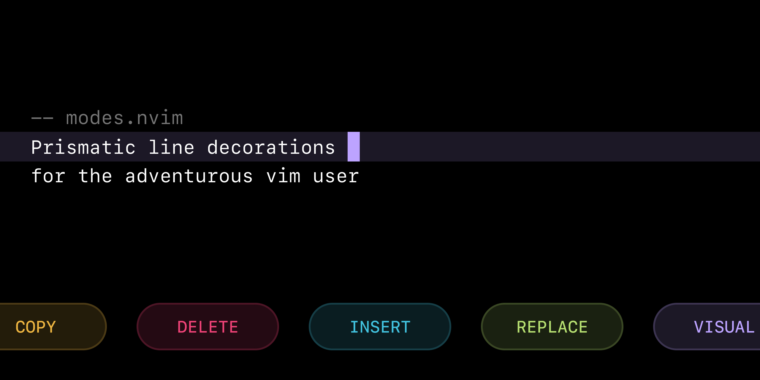 modes.nvim