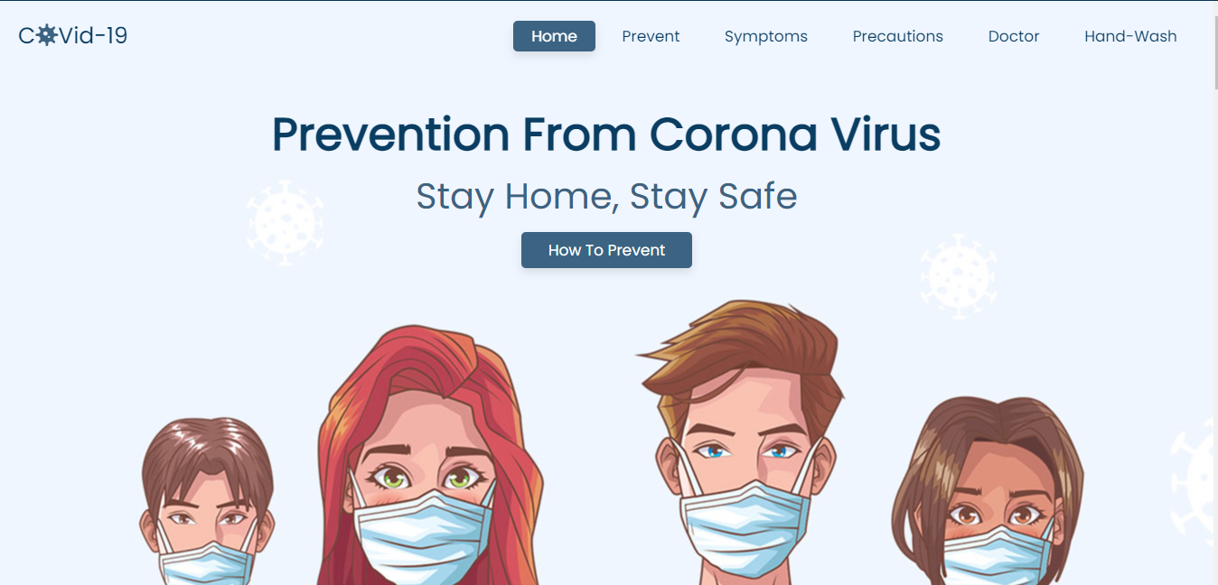 GitHub - chamod-gayashan/Covid-responsive-html-css-js-website-template--01