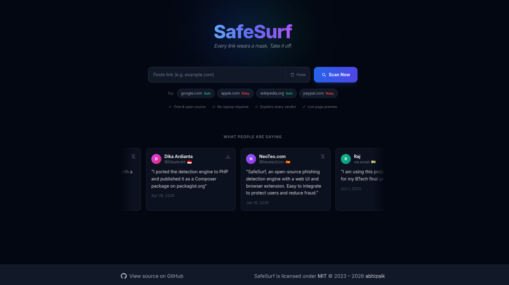 phishing-detection Svelte Themes