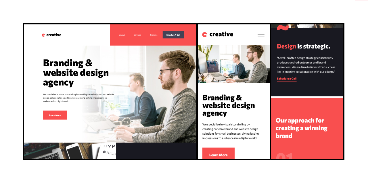 creative-single-page-site