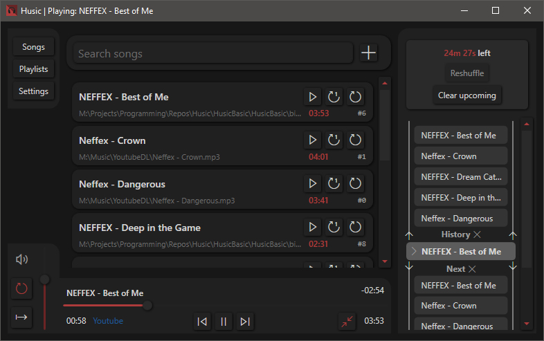 GitHub - nightowl286/HusicBasic: A music player prototype.
