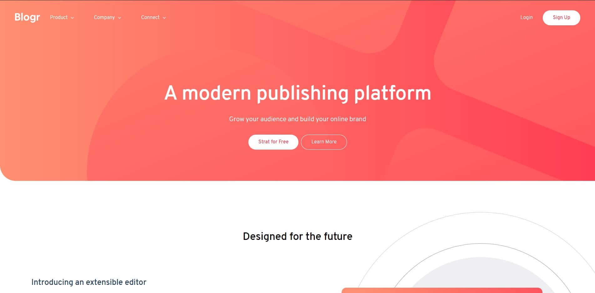 GitHub - alexandercddev/blogr-landing-page: Your challenge is to build ...