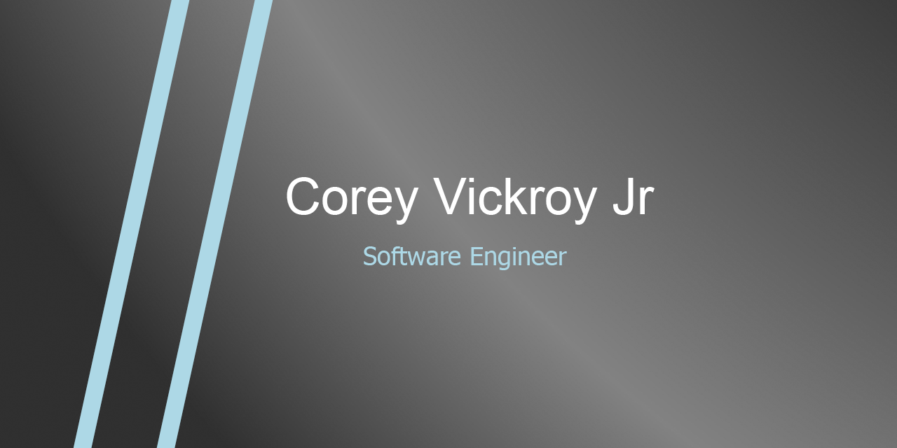 GitHub - cjvickroy/coreyvickroy.com: Repository for my personal website