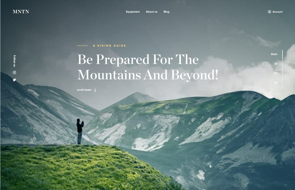 GitHub - Nox94/Mountains: Репозиторий для улучшения навыков верстки.
