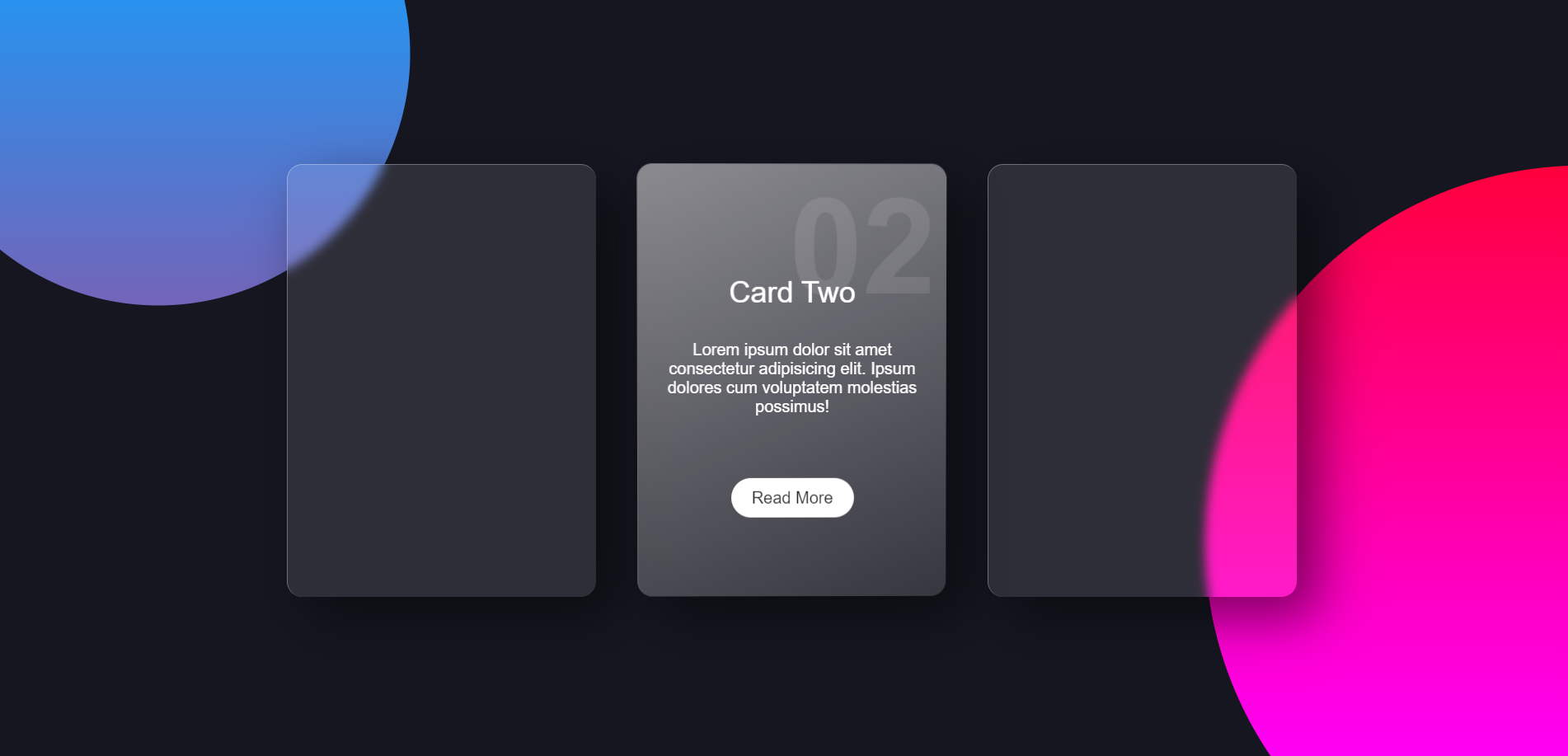 GitHub - webdesign-alireza-Rahimi/Glass-Morphism-3D-Card-design: Design ...