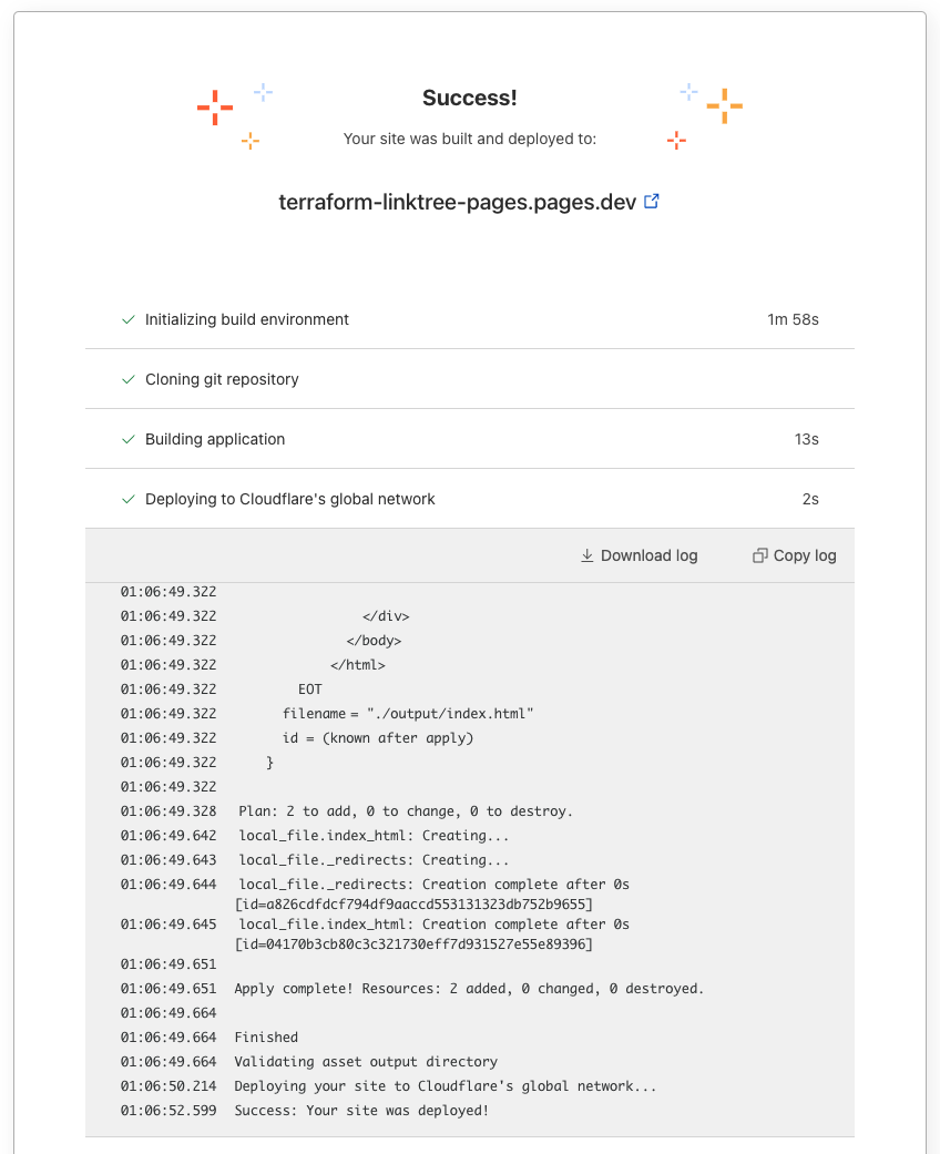 GitHub eidam/terraformlinktreepages Linktree site built by